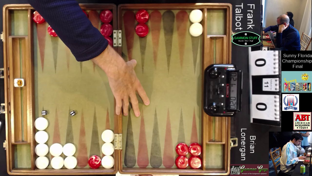 2018 Sunny Florida Backgammon Championship Finals - Brian Lonergan vs Frank Talbot