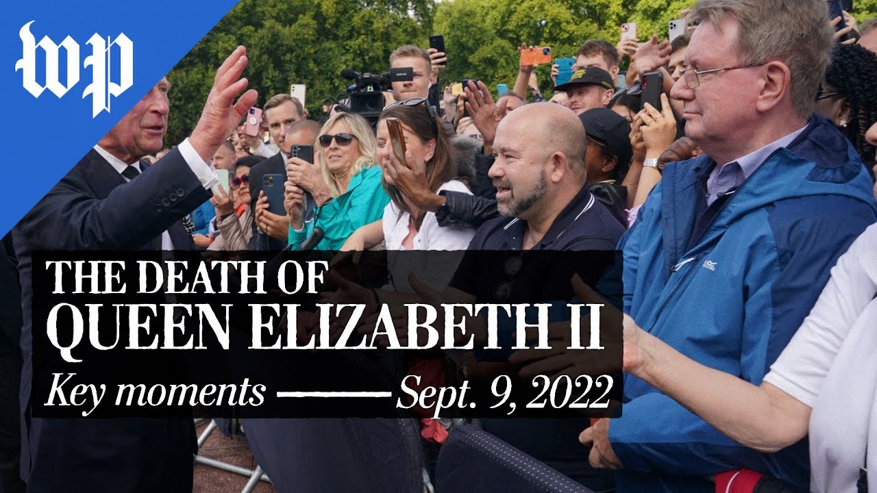 What happened in England the day after the queen's death