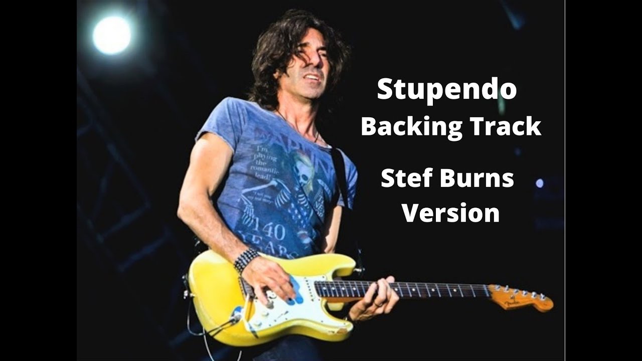 Stupendo Backing Track Stef Burns Clinic Version