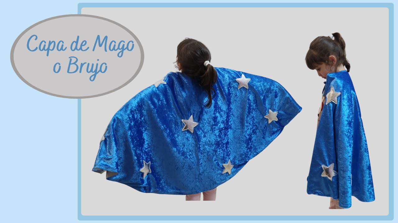 Como hacer una capa de Brujo o Mago paso a paso para carnaval 🧙‍♂️