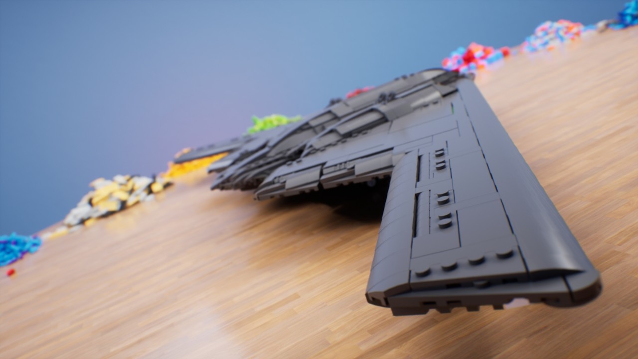 Бомбардировщик B2 — анимация сборки самолёта-невидимки — для фанатов LEGO