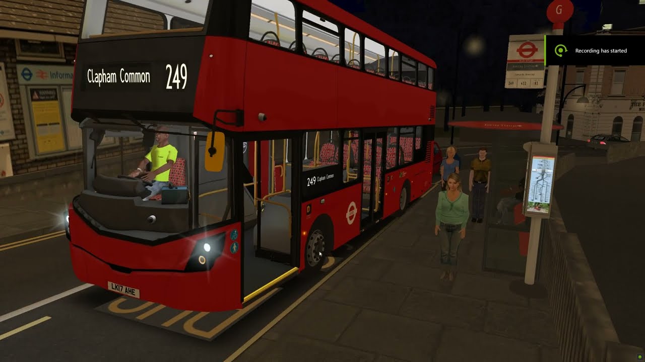 OMSI 2  on the route 249 on the way back Ai bus route