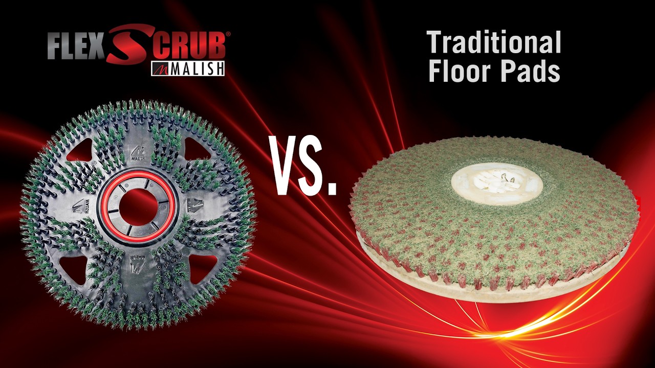 Why Flex Scrub® Bristled Floor Pads By Malish Are Better Than Traditional Floor Pads