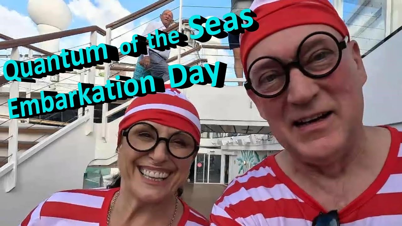 Embarkation Day on Royal Caribbean Quantum of the Seas - including Wally Sailaway