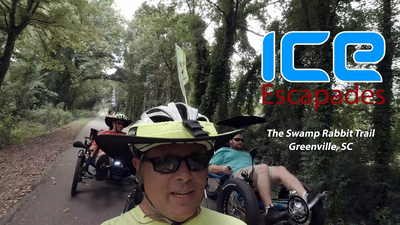 The Swamp Rabbit Trail | ICE Escapades Recumbent Trike Ride 4K
