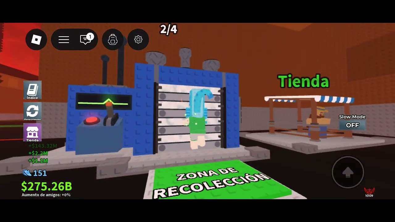 Jugando steal brainrot en los tsunami 