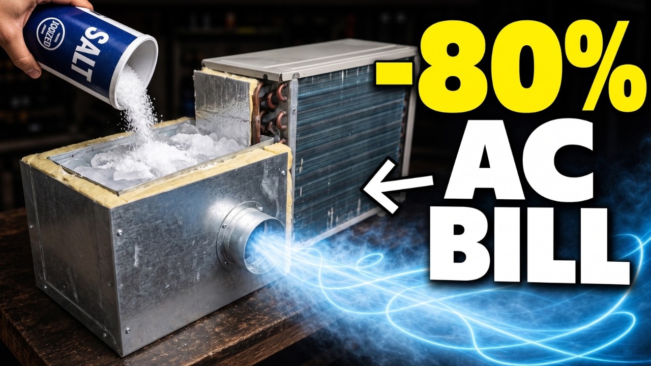 This $15 Salt Pre-Cooler Cuts Any AC Bill by 80%. Why Did Big AC Spend 50 Years Hiding It?