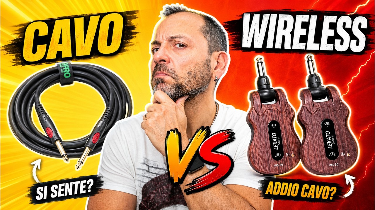 SFIDO UN BUON CAVO PER CHITARRA CON I Lekato WS-50 5.8 Ghz!