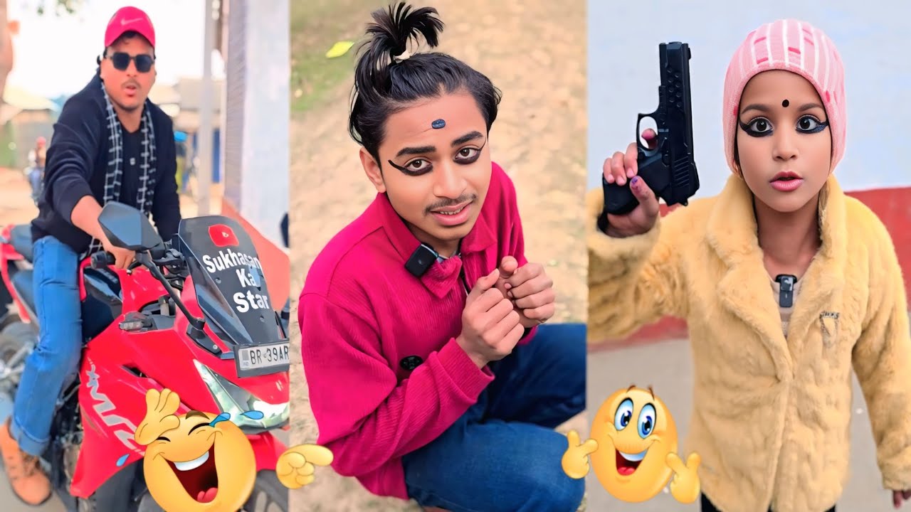 Sukhasan ka star 💫 top trending video 📸 हसी रूकी तो कहना फनी कॉमेडी 😅
