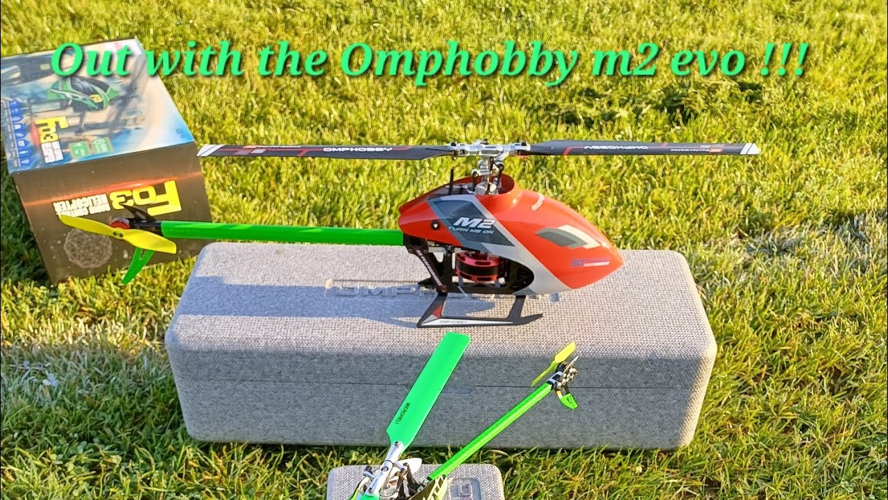 Omphobby m2 evo RC HELICOPTER !!!