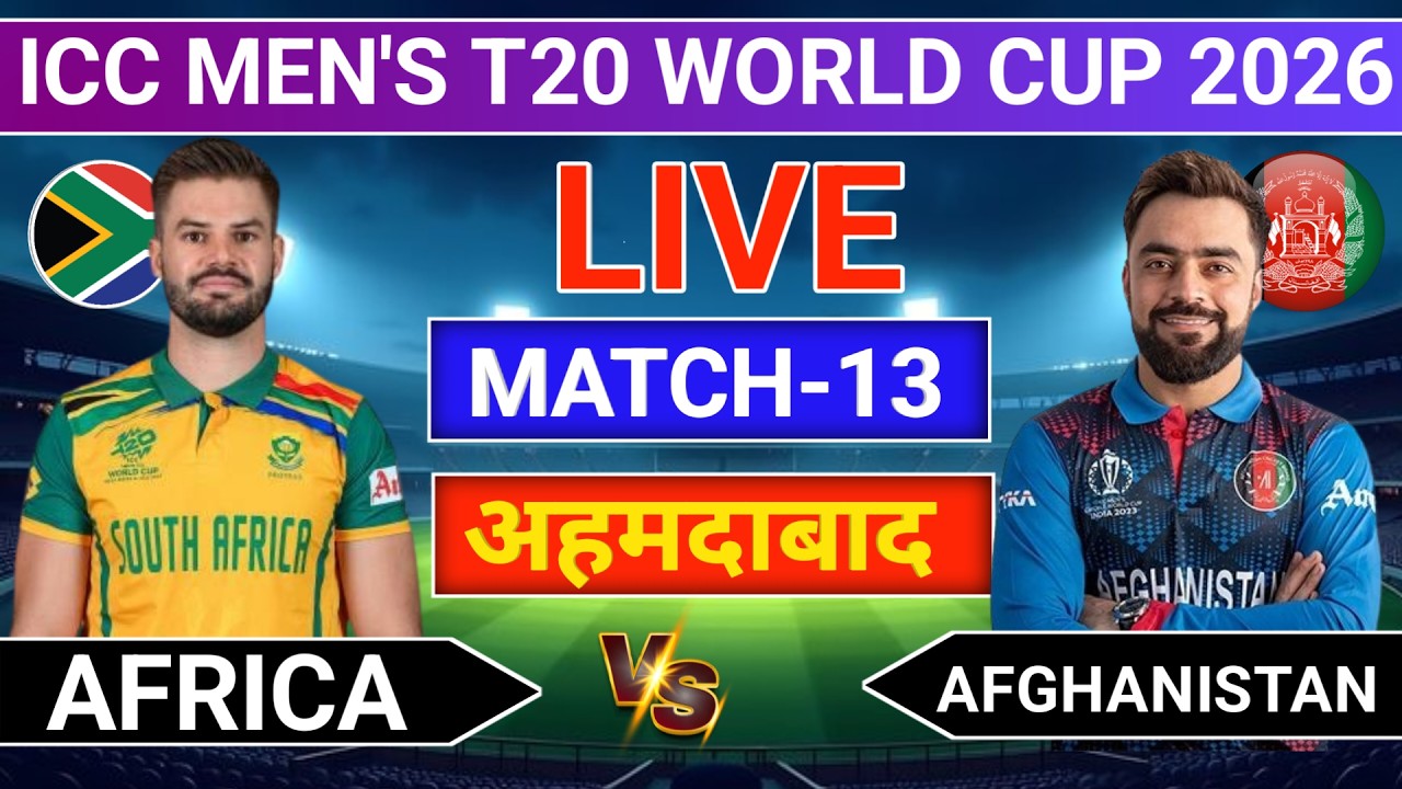 🛑Live - South Africa vs Afghanistan World Cup Live in Ahmedabad  Live score & commentry | AFG vs SA