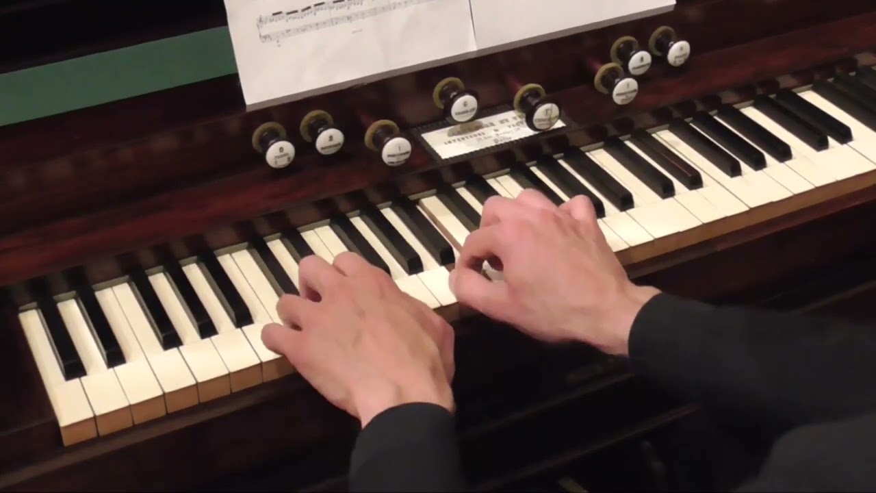 BACH - WTC I Prelude no. 5 in D major BWV 850 | Harmonium