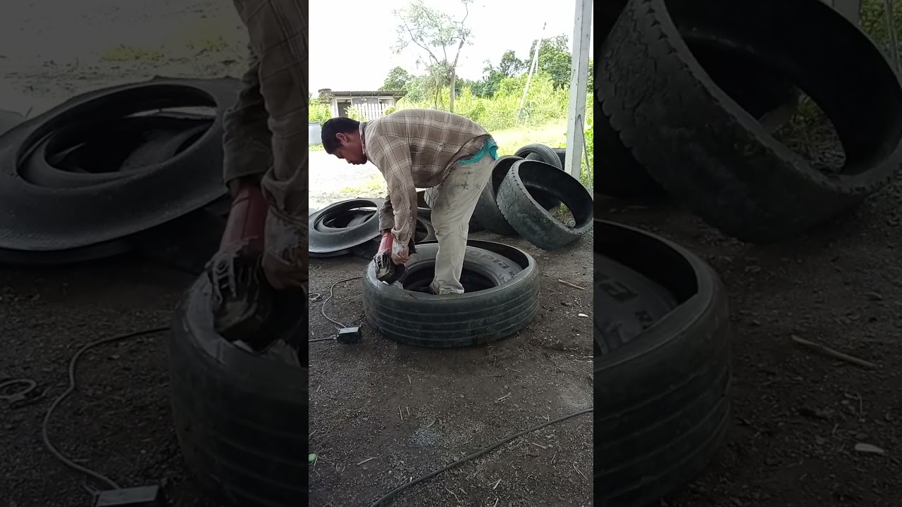 ตัดแก้มยางสิบล้อเรเดียล