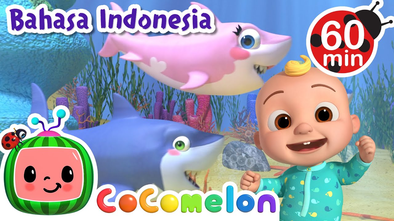 🦈Bayi Hiu Bermain Petak Umpet🦈 | CoComelon Bahasa Indonesia - Lagu Anak Anak | Nursery Rhymes