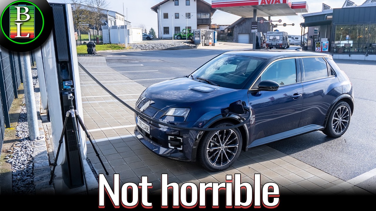 Renault 5 (52kWh) Charging Curve Test ⚡ 10&ndash;80% Compared to ID.3 & EV3!