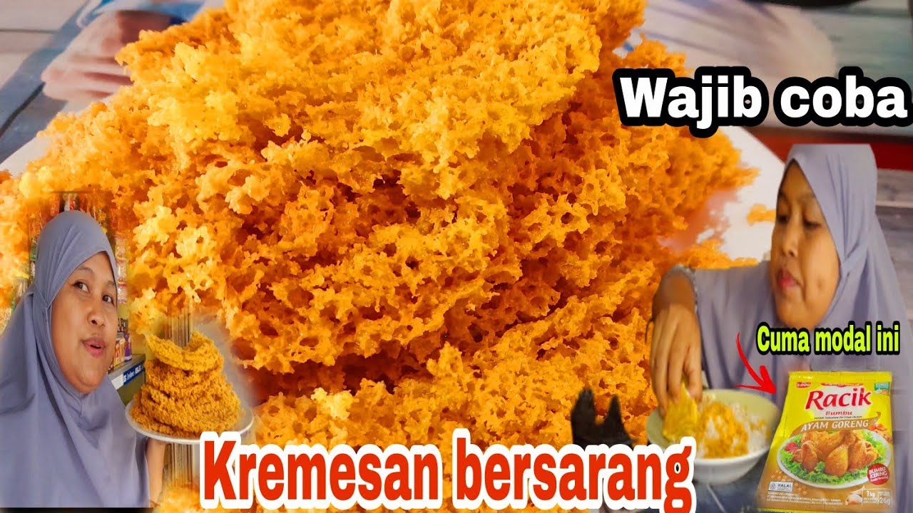 KREMESAN BERSARANG ANTI GAGAL ‼️wajib coba gampang buatnya👍#kremesan