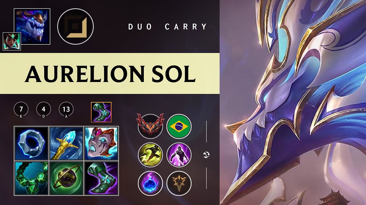 Aurelion Sol Carry vs Caitlyn - BR Grandmaster Patch 26.02