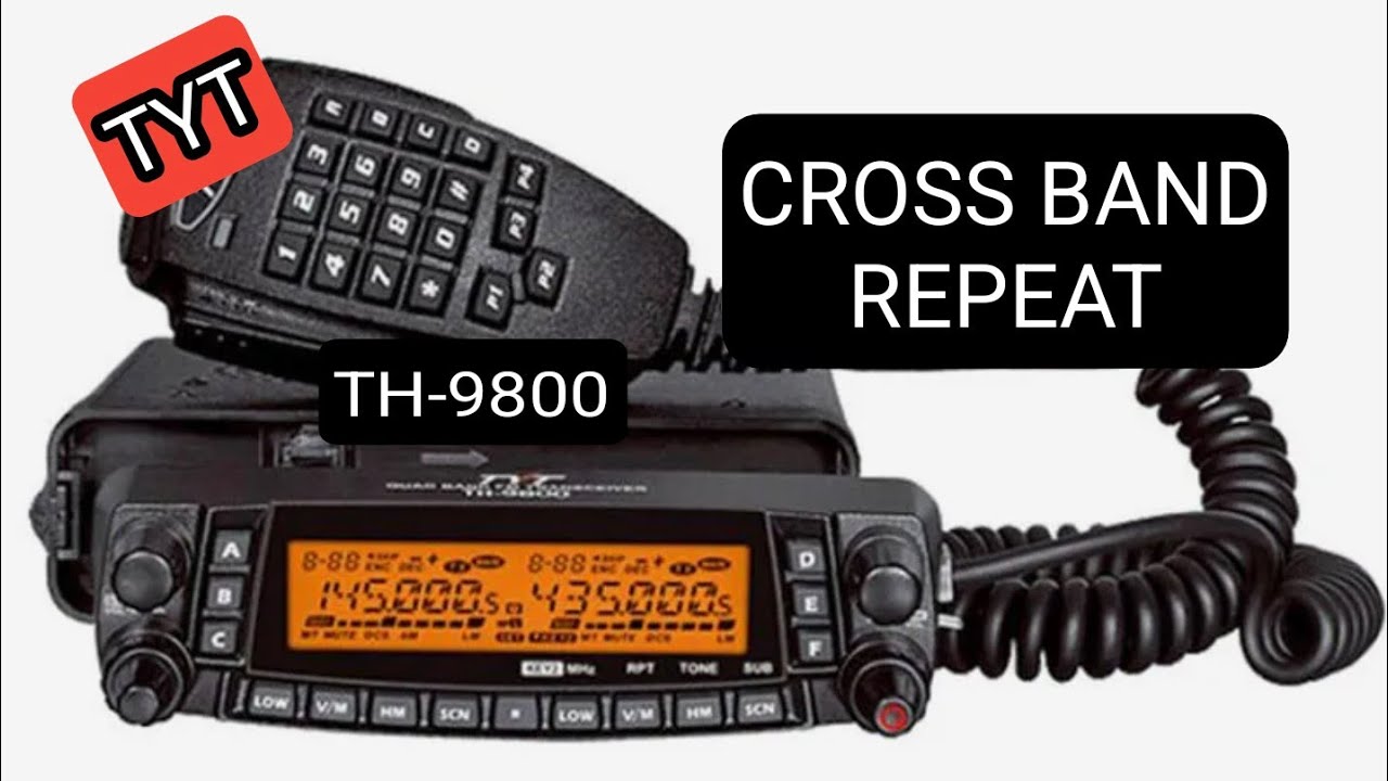 TYT-9800 QUAD BAND - CROSS BAND REPEAT &  G7Rpg Node Live Demonstration