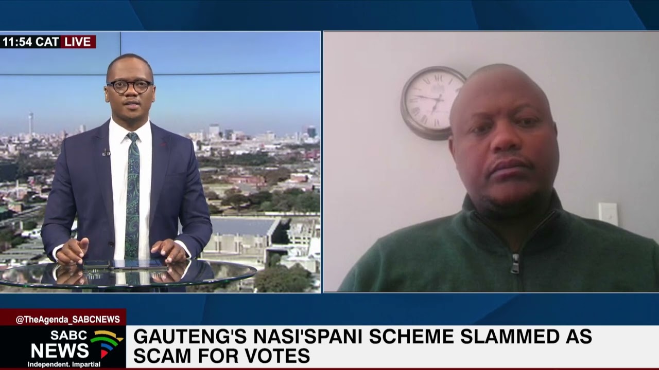 Gauteng's Nasi'spani initiative slammed as a scam