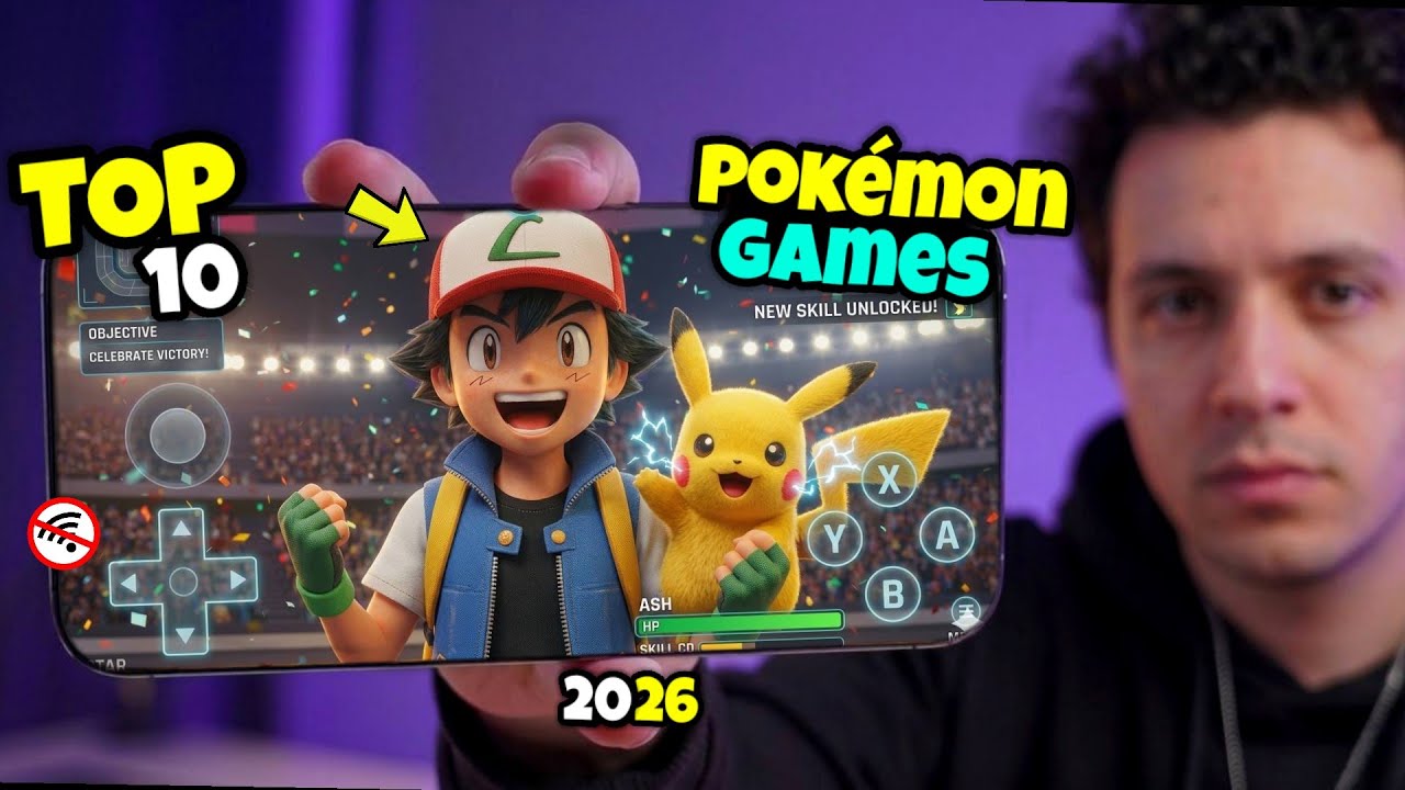 Top 10 Best Working Pokémon Games For Android & iOS in 2026 | Offline & Online