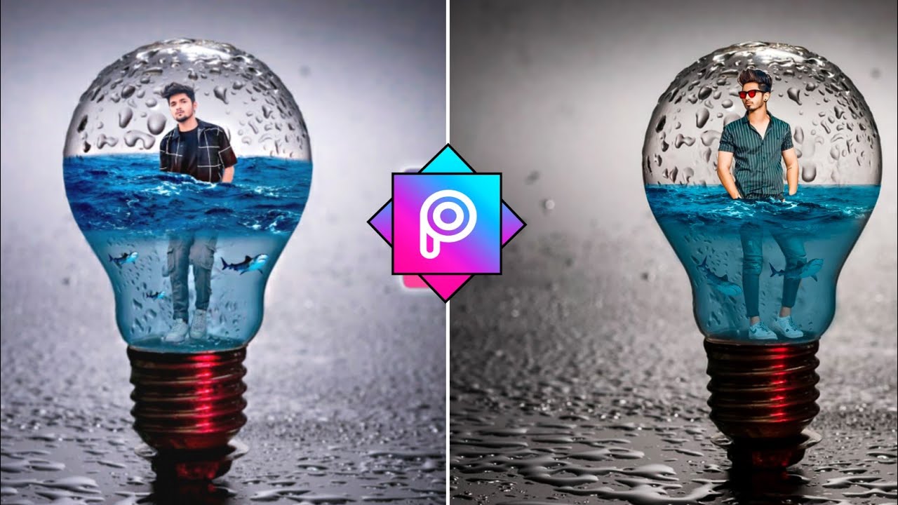PicsArt Bulb Photo Editing Tutorial || PicsArt Visual Editing || PicsArt New Photo Editing