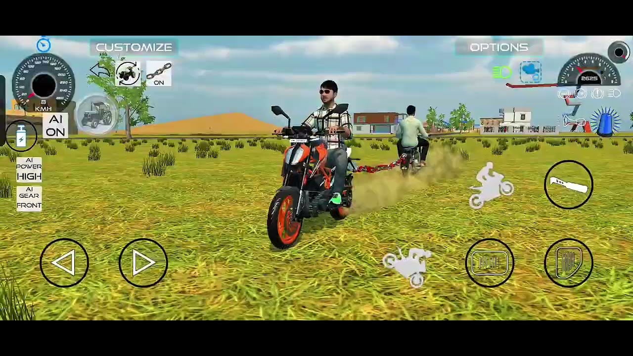 KTM Raider bike vs Bullet😲 | Android Game Play Indian Vehicles Simulator Game🎮 | MR GAMER01#gameplay