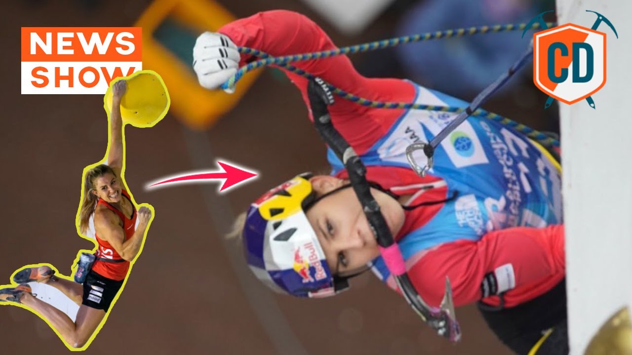 Petra Klingler Does It AGAIN! Crazy Ice Climbing Action | Climbing Daily Ep.2075