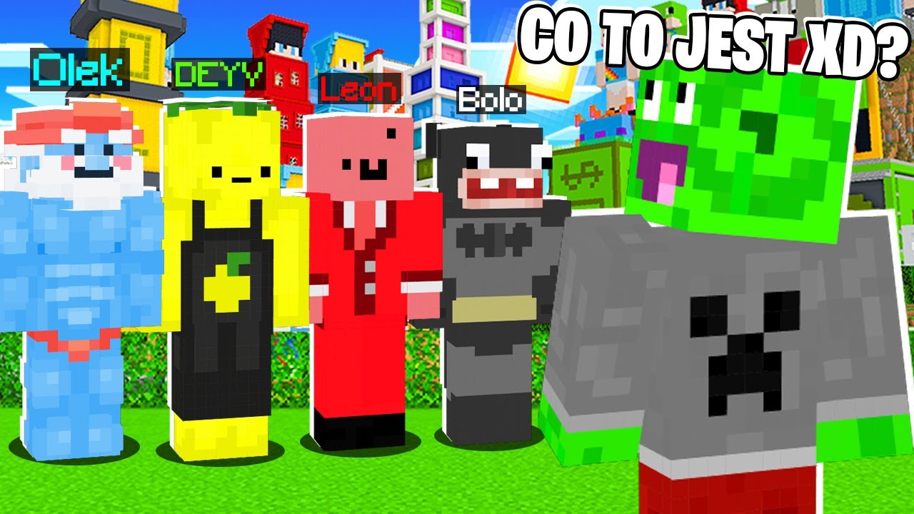 PALION OCENIA NASZE NOWE SKINY w Minecraft! (wyzywa nas)