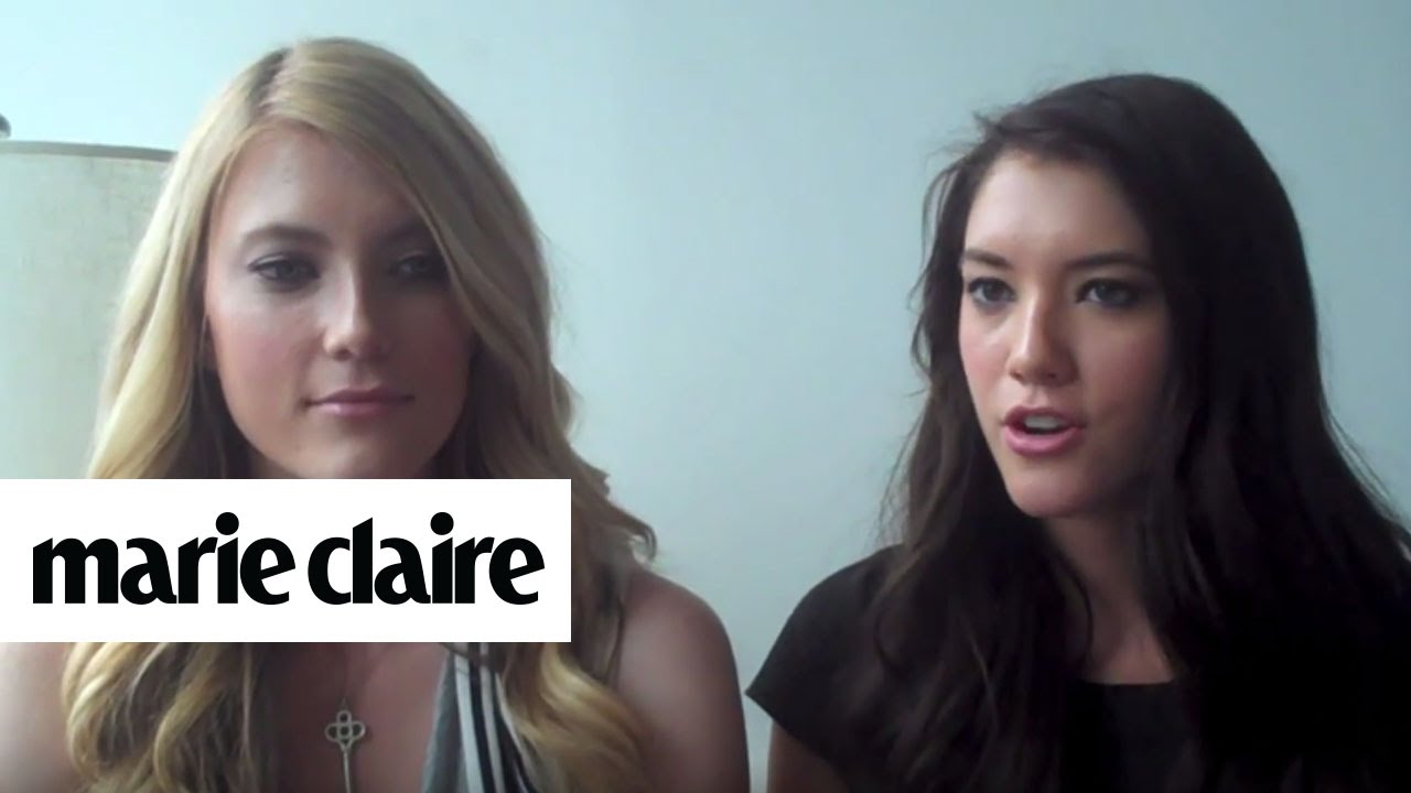 Elle and Blair Fowler at Marie Claire's Offices