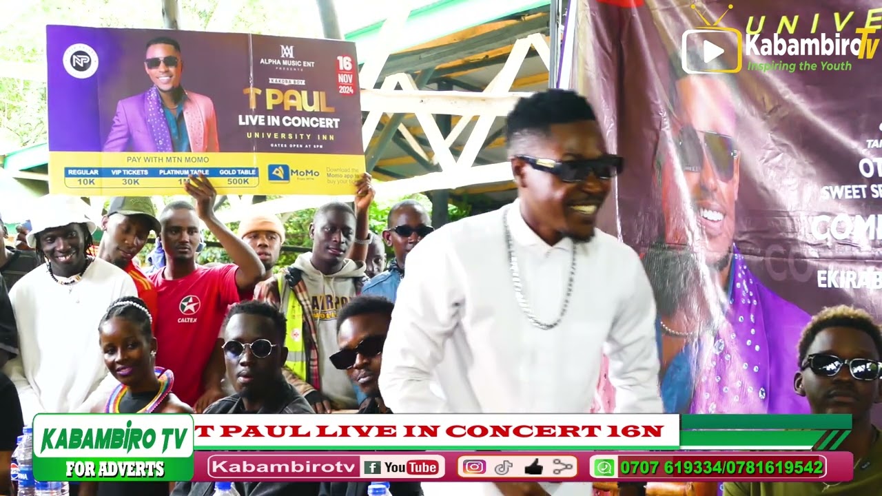 RAY G/T PAUL/MC KACHECHE AT T PAUL LIVE IN CONCERT 16TH NOV 2024  PRESS CONFERENCE AT UNIVERSITY INN