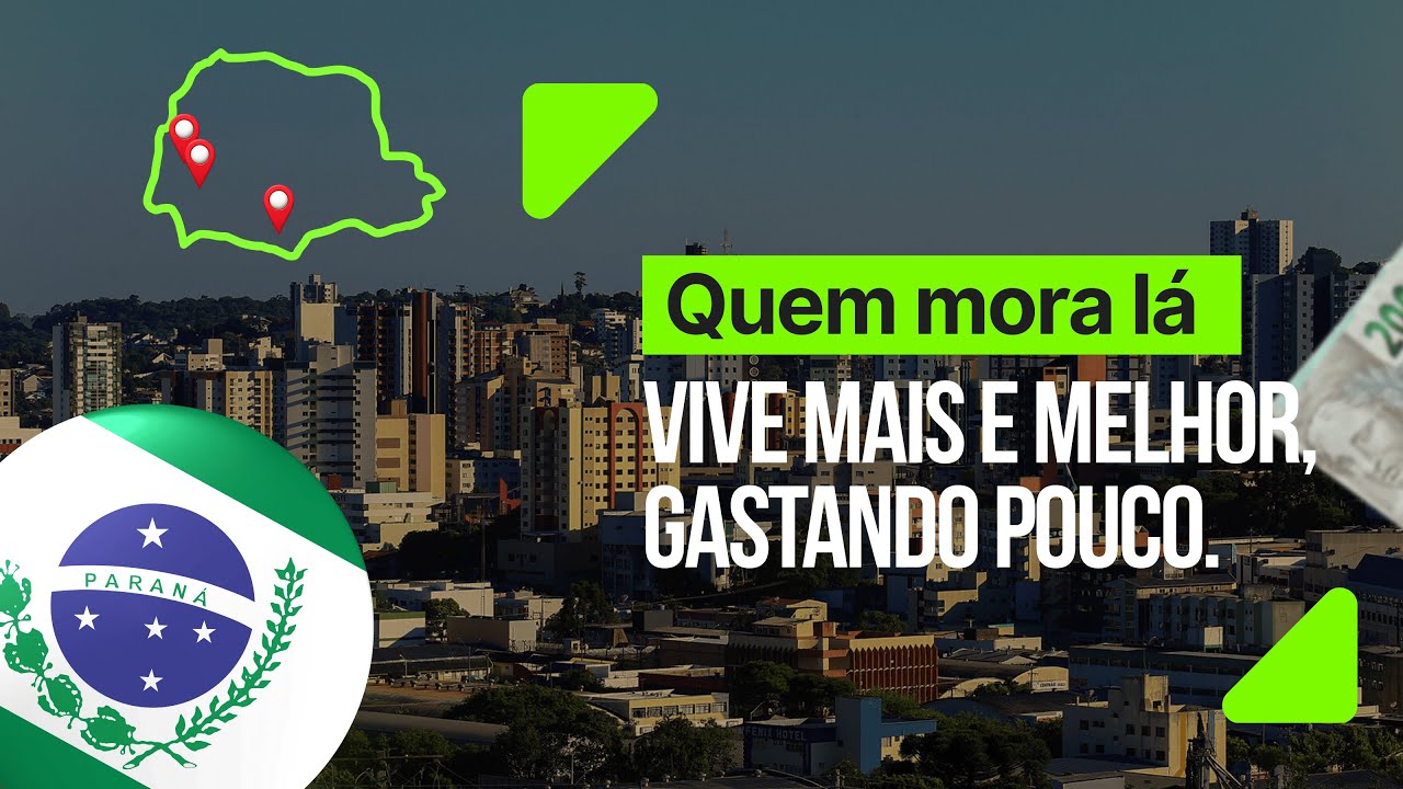 Cidades BOAS e BARATAS para se APOSENTAR no INTERIOR do PARANÁ