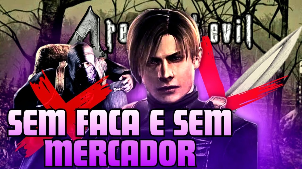 🔴 RESIDENT EVIL 4- SEM MERCADOR E SEM FACA ATÉ ZERAR NO PROFISSIONAL 🔴