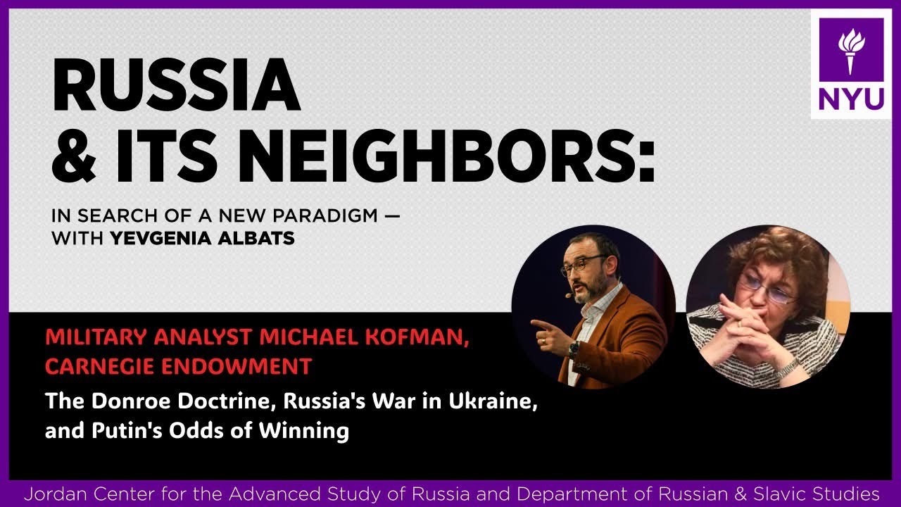 Война в Украине: цели Путина и шансы на мир — разговор с Майклом Кофманом (Рус.суб)