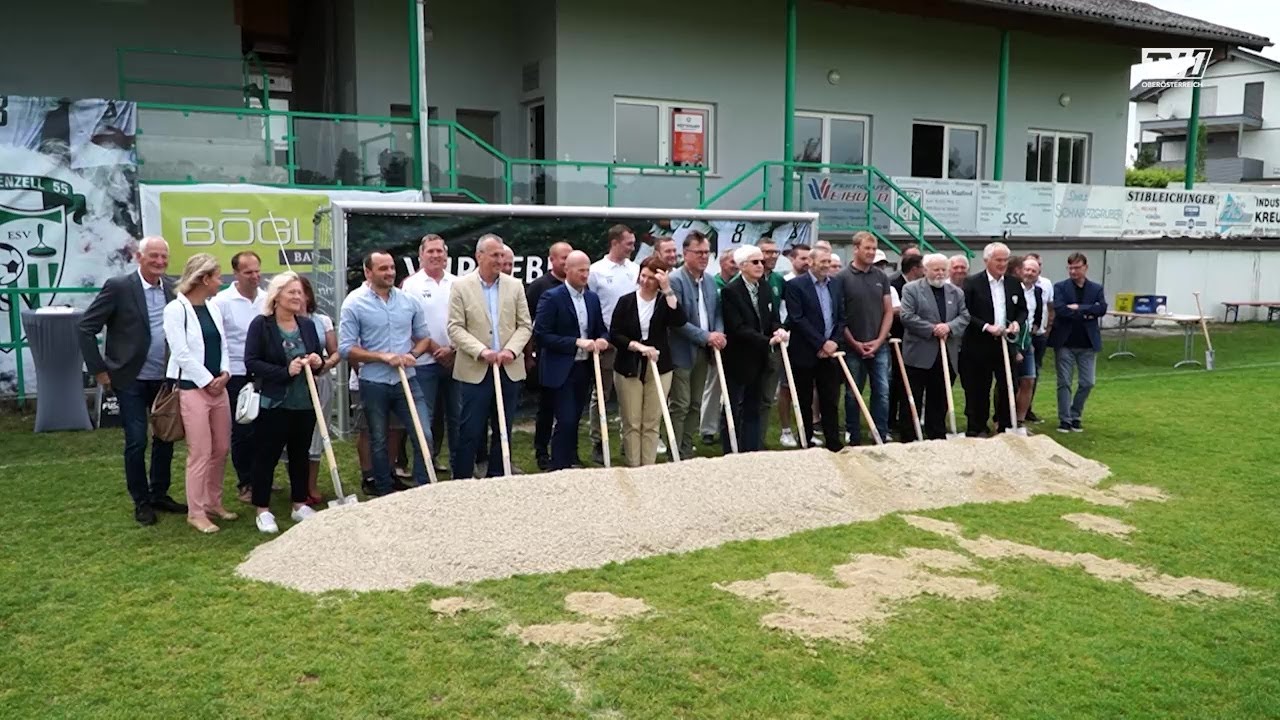 SV Hohenzell feiert Spatenstich