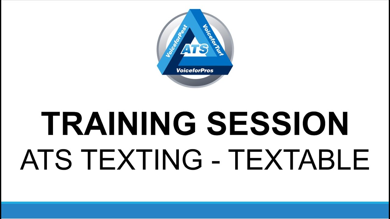 ATS Texting Service: Textable Training