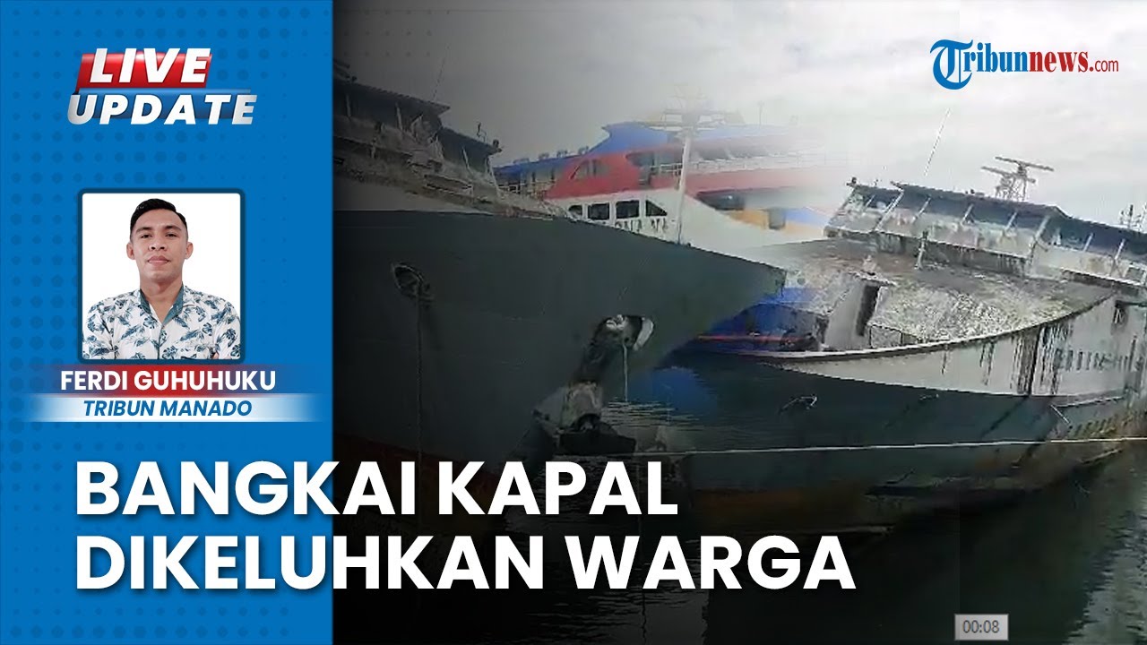 Warga Keluhkan Bangkai Kapal di Pelabuhan Manado: Ganggu Aktivitas dan Merusak Pemandangan