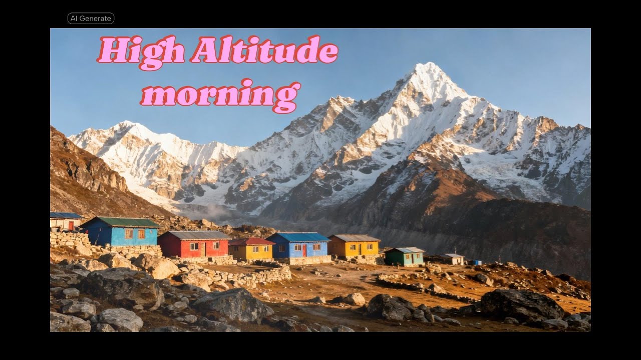 High Mountain Wind Ambience | Cold Wind Sounds for Deep Sleep, Focus & Relaxation