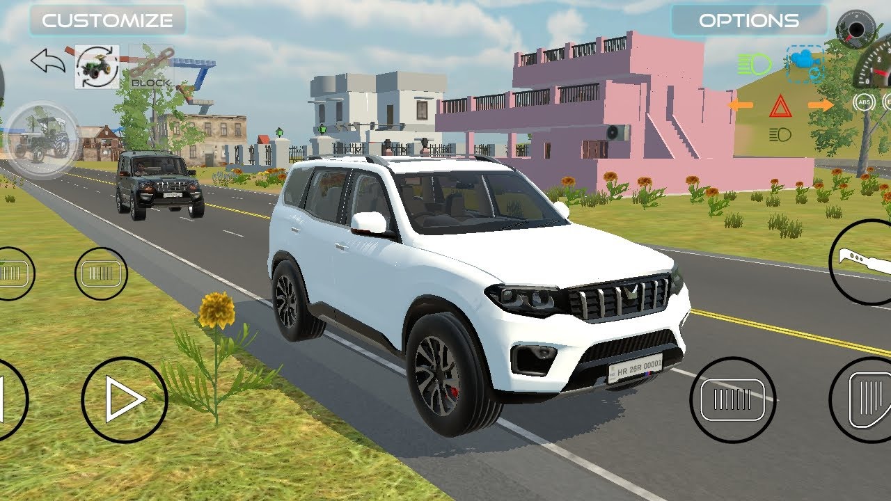 🎮Drive#Indian JCB machine and #fortuner car and #black scorpio and #simulator uploading #3DGame2026🎮