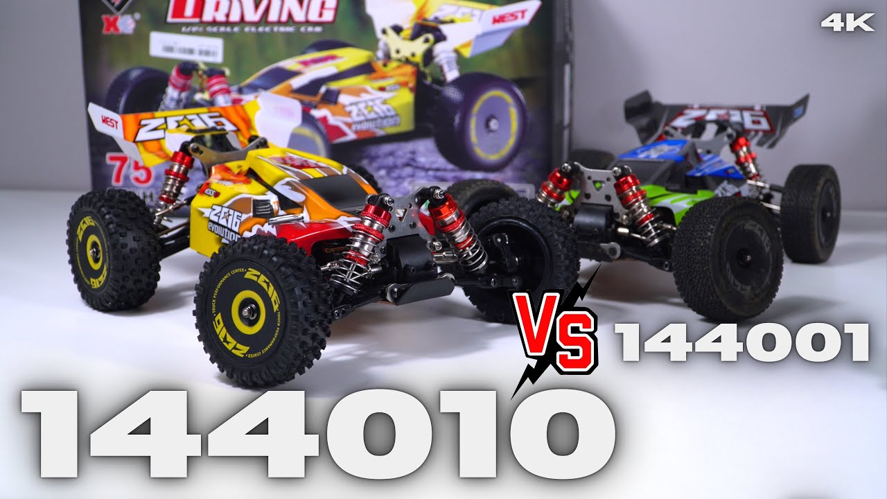 WLTOYS 144010 vs 144001 | ULTIMATIVER VERGLEICHSTEST | BRUSHLESS vs BRUSHED | FERNGESTEUERTE AUTOS