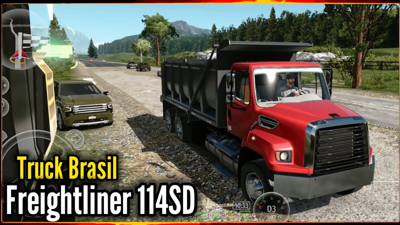 Freightliner 114SD Transportando aterro 559km |Truck Simulator Drive USA: EVO (beta teste) gameplay 