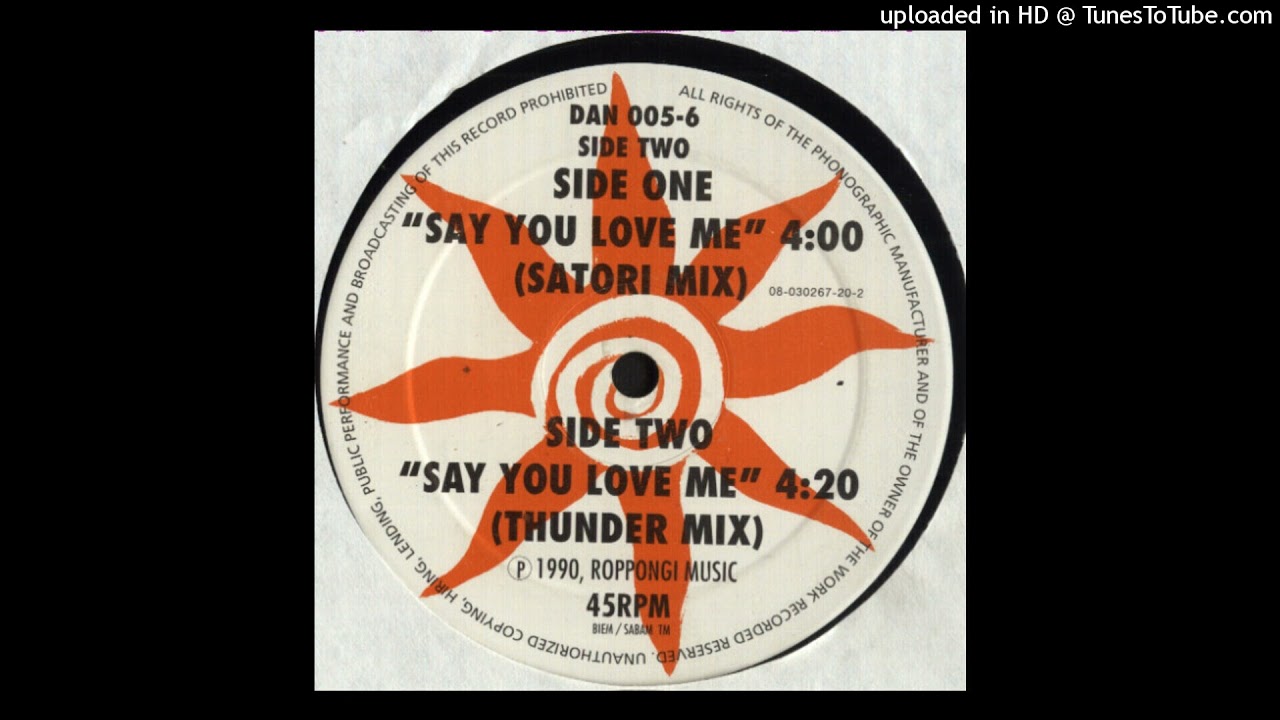 Mark Kamins Pres. Koshin Satoh - Say You Love Me (Satori Mix)