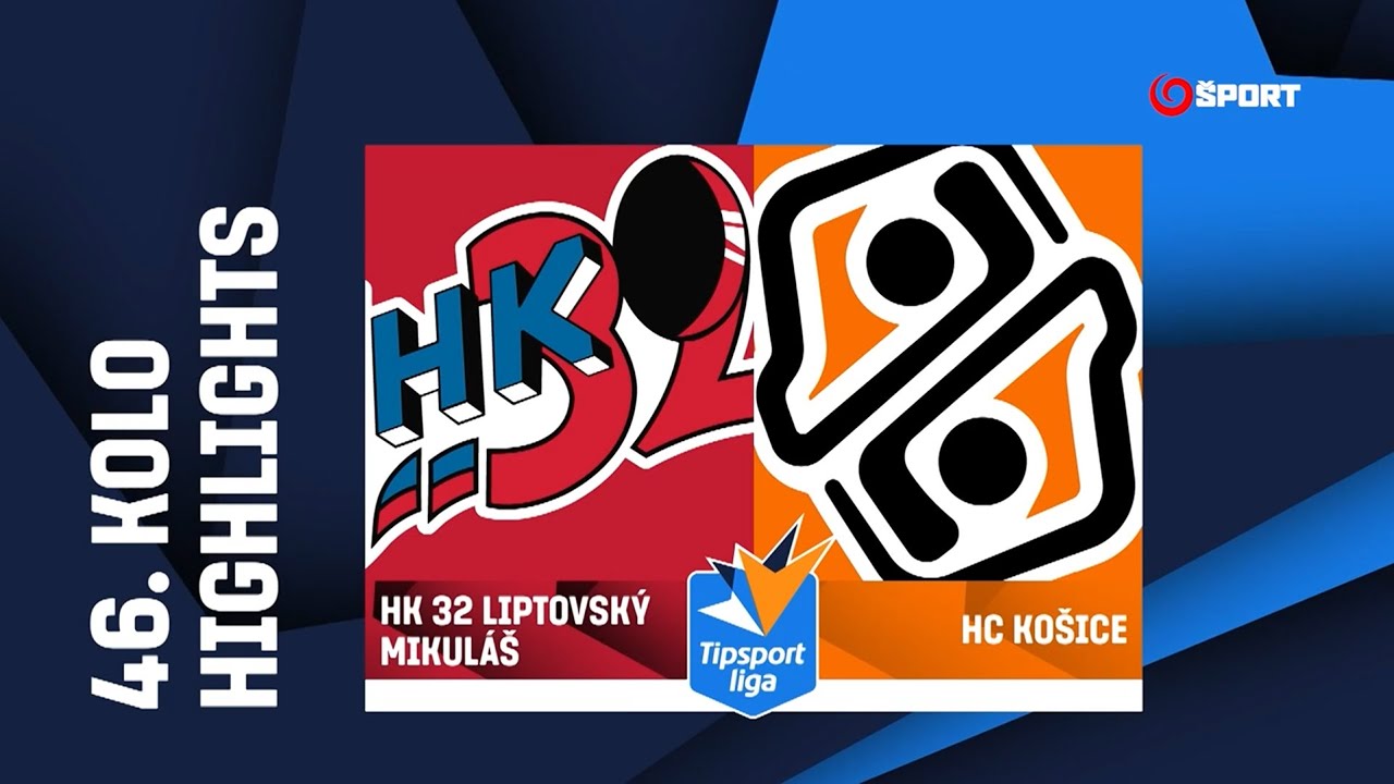 46. kolo: HK 32 Liptovský Mikuláš – HC Košice 3:1 (0:0, 2:1, 1:0)