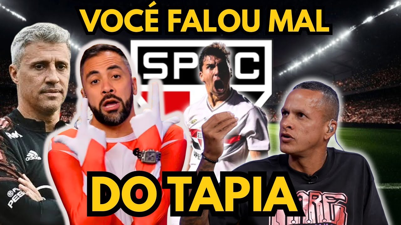 SÃO PAULO AVASSALADOR! 2x0 FICOU BARATO E TAPIA MERECE DESCULPAS!