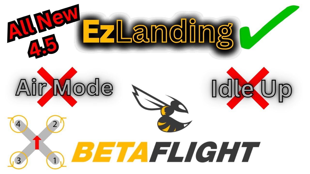 ВСЕ НОВОЕ!! Функция EzLanding в Betaflight 4.5 🔥🔥