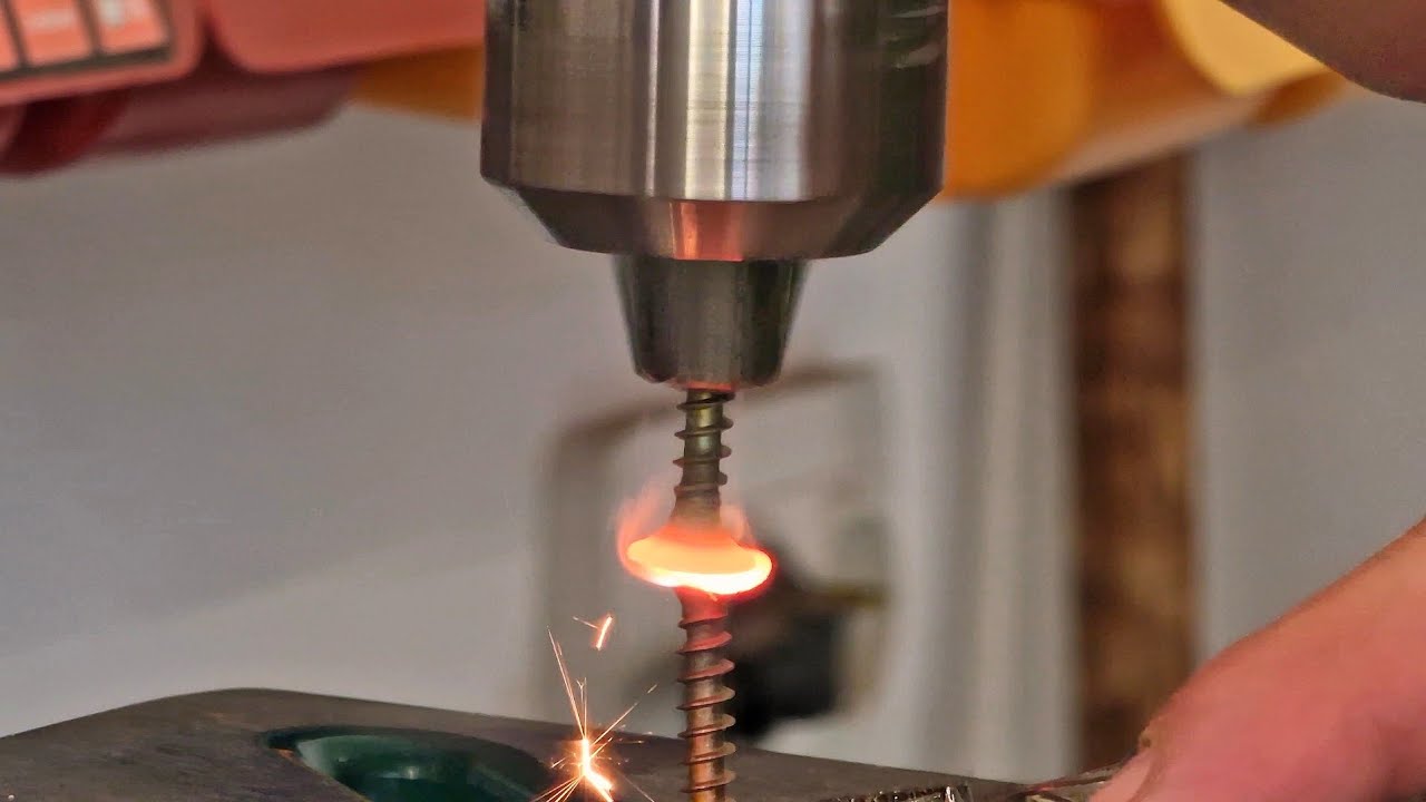 Inertia Friction Welding using Parkside Bench Pillar Drill PTBM 500 D4