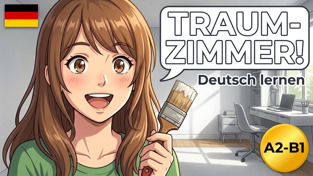 Alltagsdeutsch: Zimmer renovieren, Baumarkt & DIY | Deutsche Dialoge (A2-B1) | Deutsch Lernen