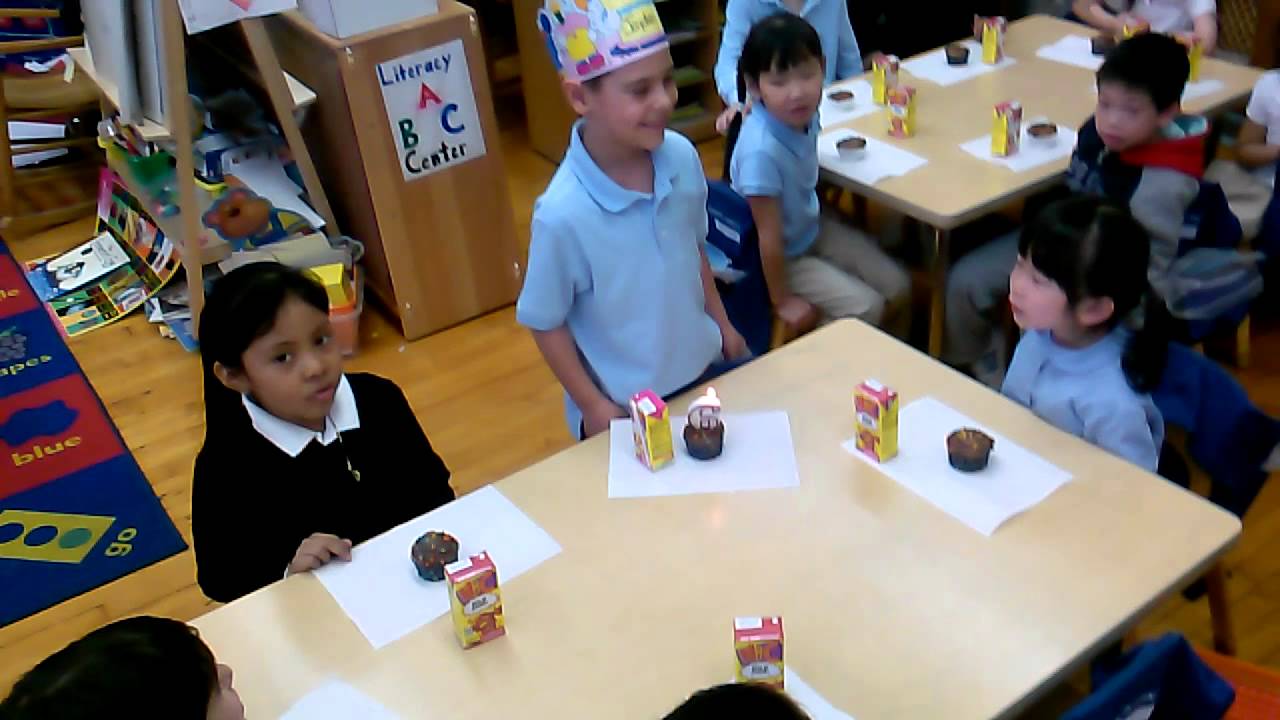 6th birthday in Kindergarten