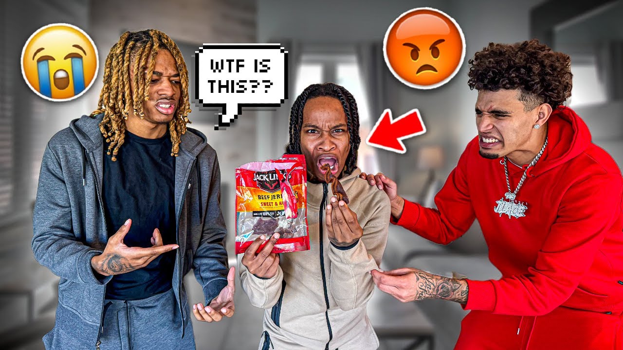 Replacing BEEF JERKY With DOG TREATS PRANK *Hilarious*