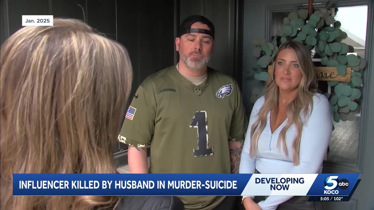 Owasso couple, including Oklahoma influencer, found dead after husband accused of child sex crimes