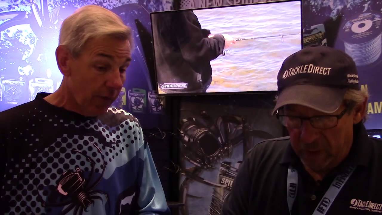 Spider Wire Stealth Blue Camo Braid at ICAST 2015